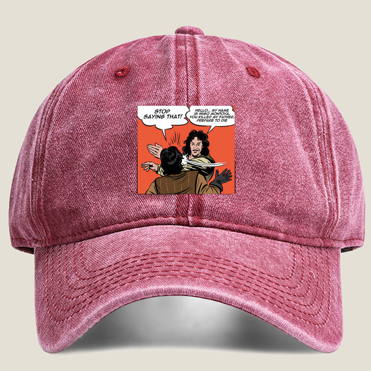 The Princess Bride: Inigo Montoya vs. Westley - Washed Denim - Baseball Cap