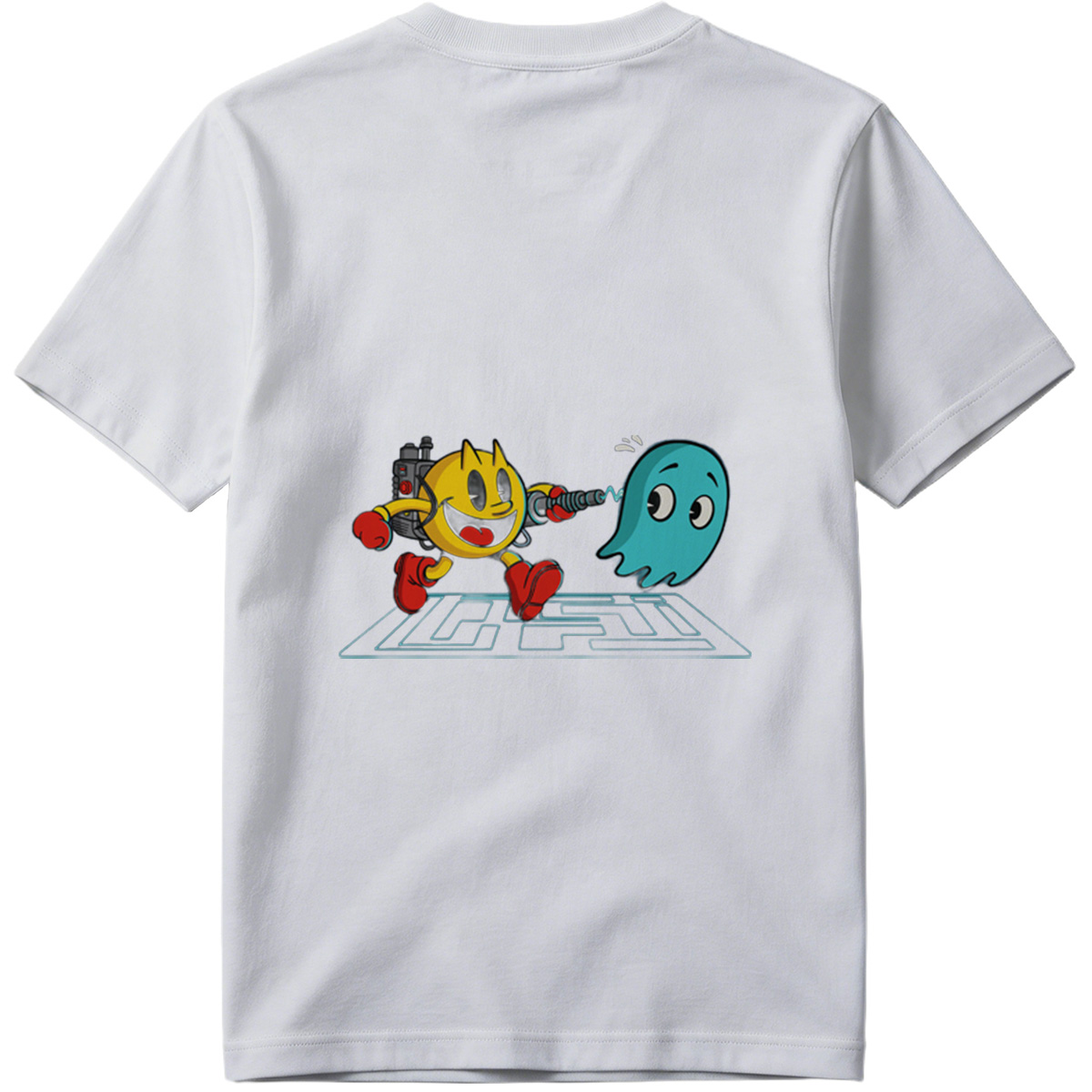 Pac-Man and Ghost in Action - Tee