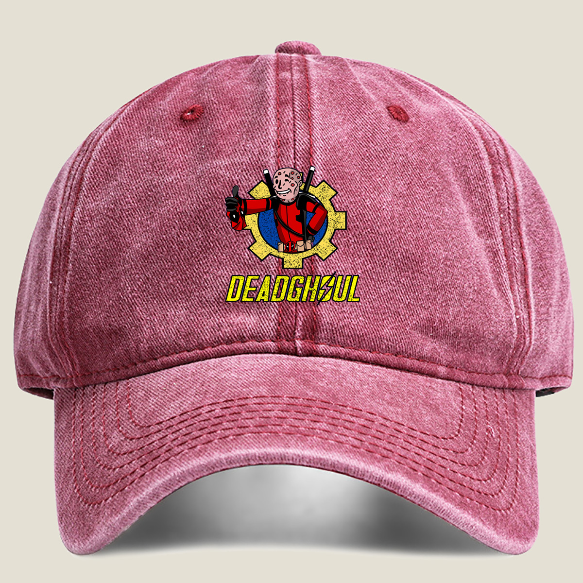 Deadpool Gear Logo - Washed Denim - Baseball Cap