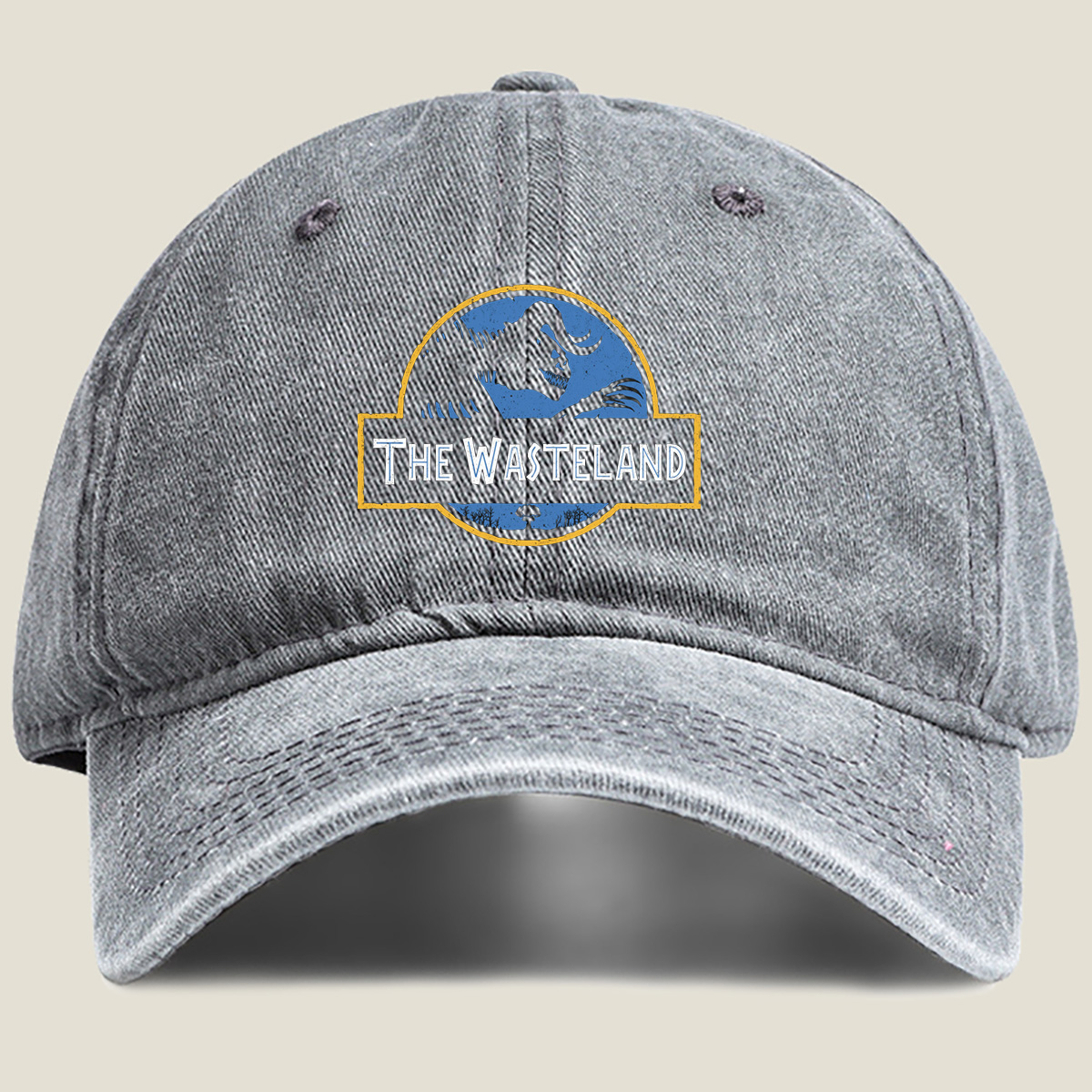 The Wasteland: Mutant Dinosaur Encounter - Washed Denim - Baseball Cap