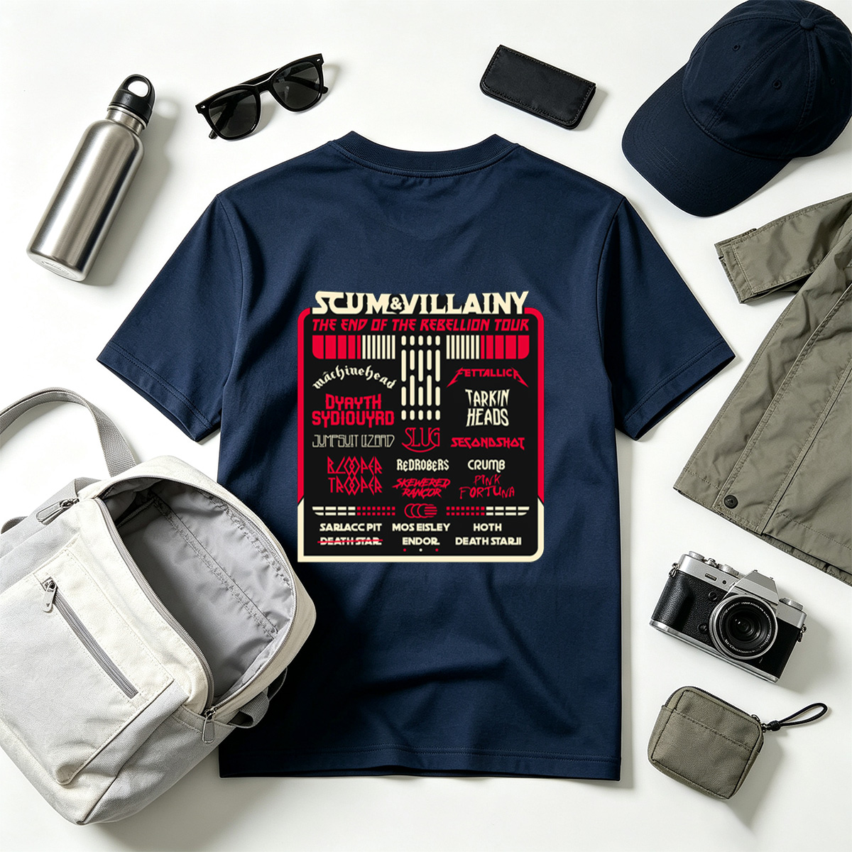 Scum & Villainy: The End of the Rebellion Tour – Star Wars Inspired Band Lineup - Tee