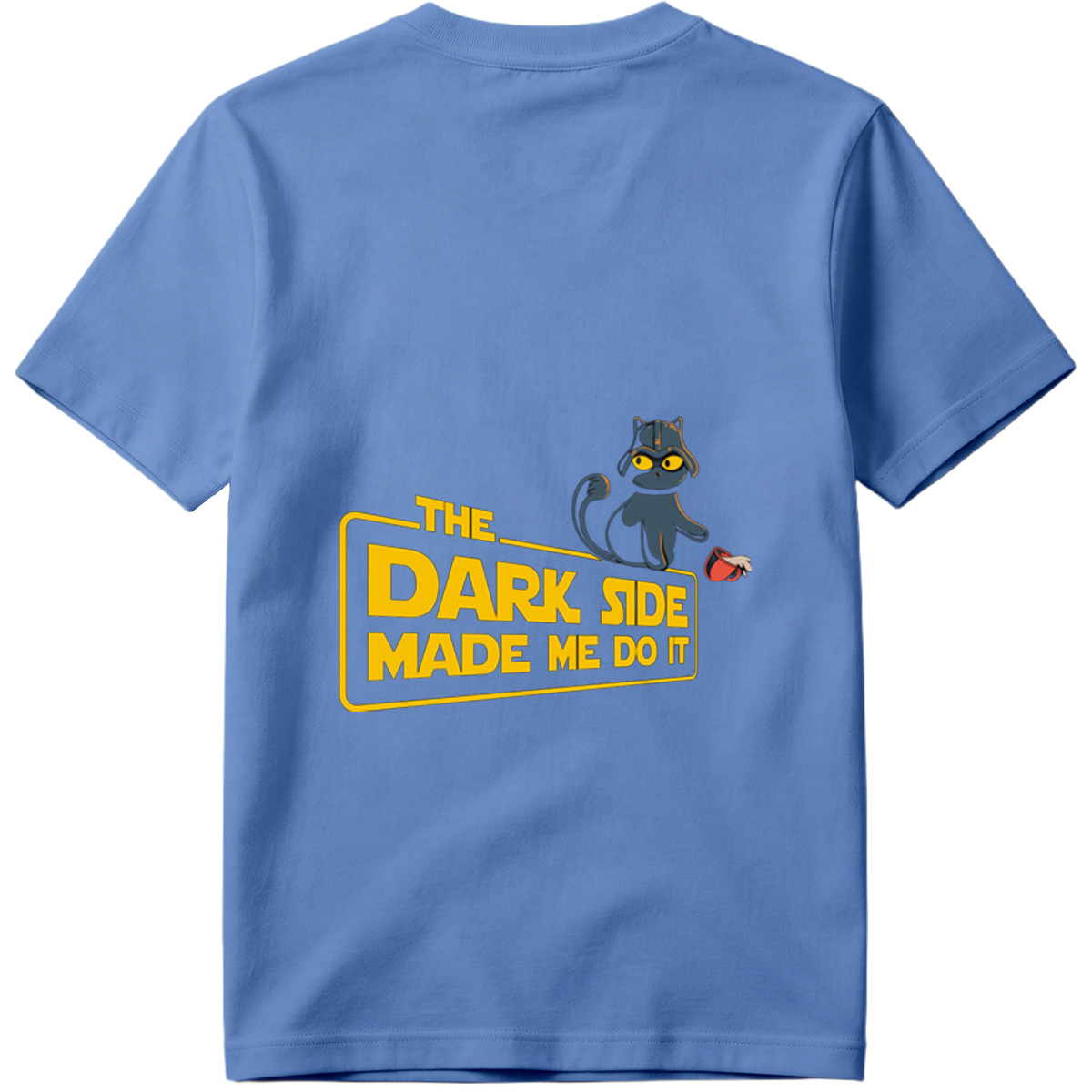 Star Wars - The Dark Side Made Me Do It Cat - Tee