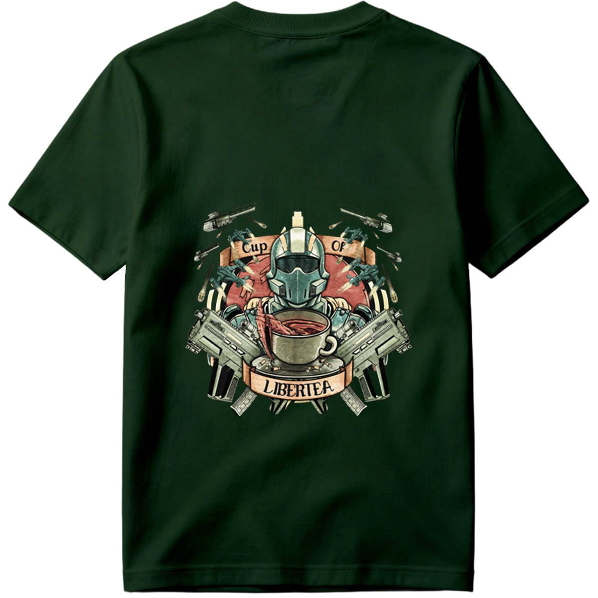 Cup of LiberteA: The Armored Tea Master - Tee