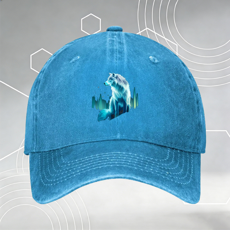 New Baseball Cap with Cat and Flat Earth Print - Funny Graphic Design for Men and Women, Adjustable Fit, Perfect for Casual Outings, Travel, and Everyday Wear, Ideal for Cat Lovers and Humor Fans