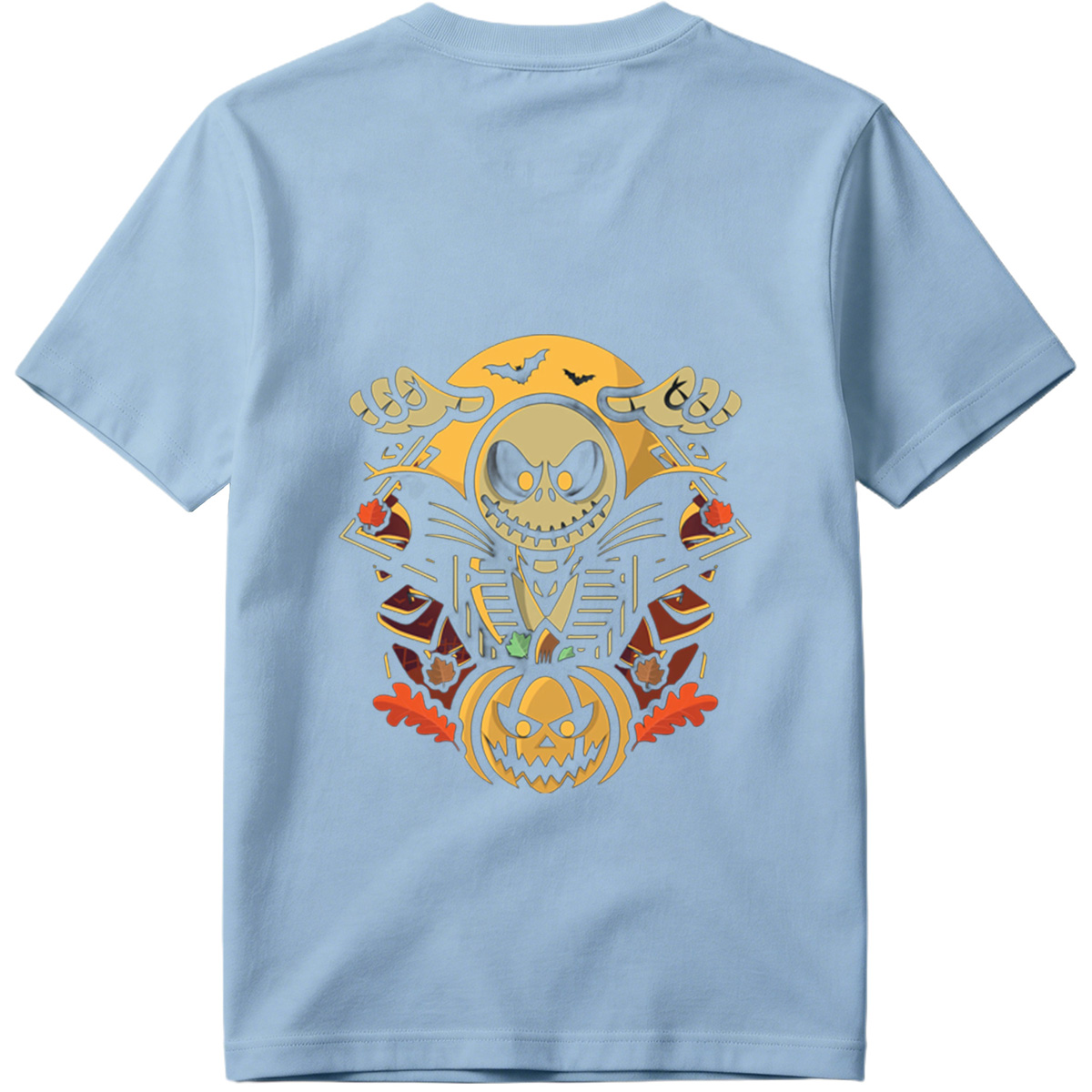 Jack Skellington and Pumpkin King Halloween Design - Tee