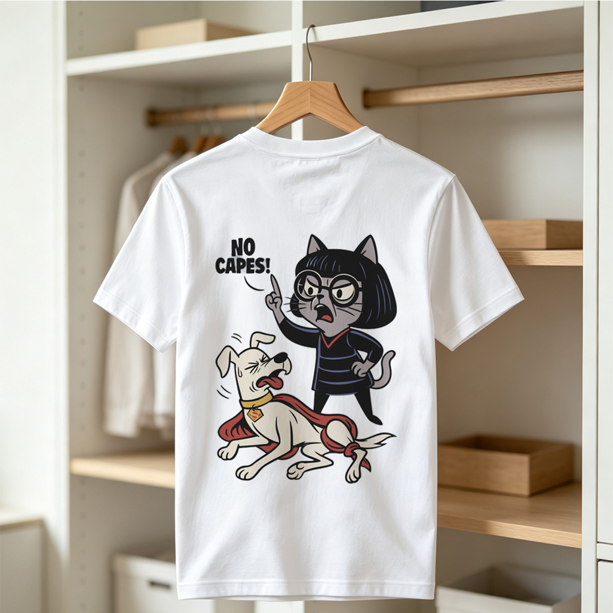 Krypto the Superdog and Streaky the Supercat: No Capes! - Tee