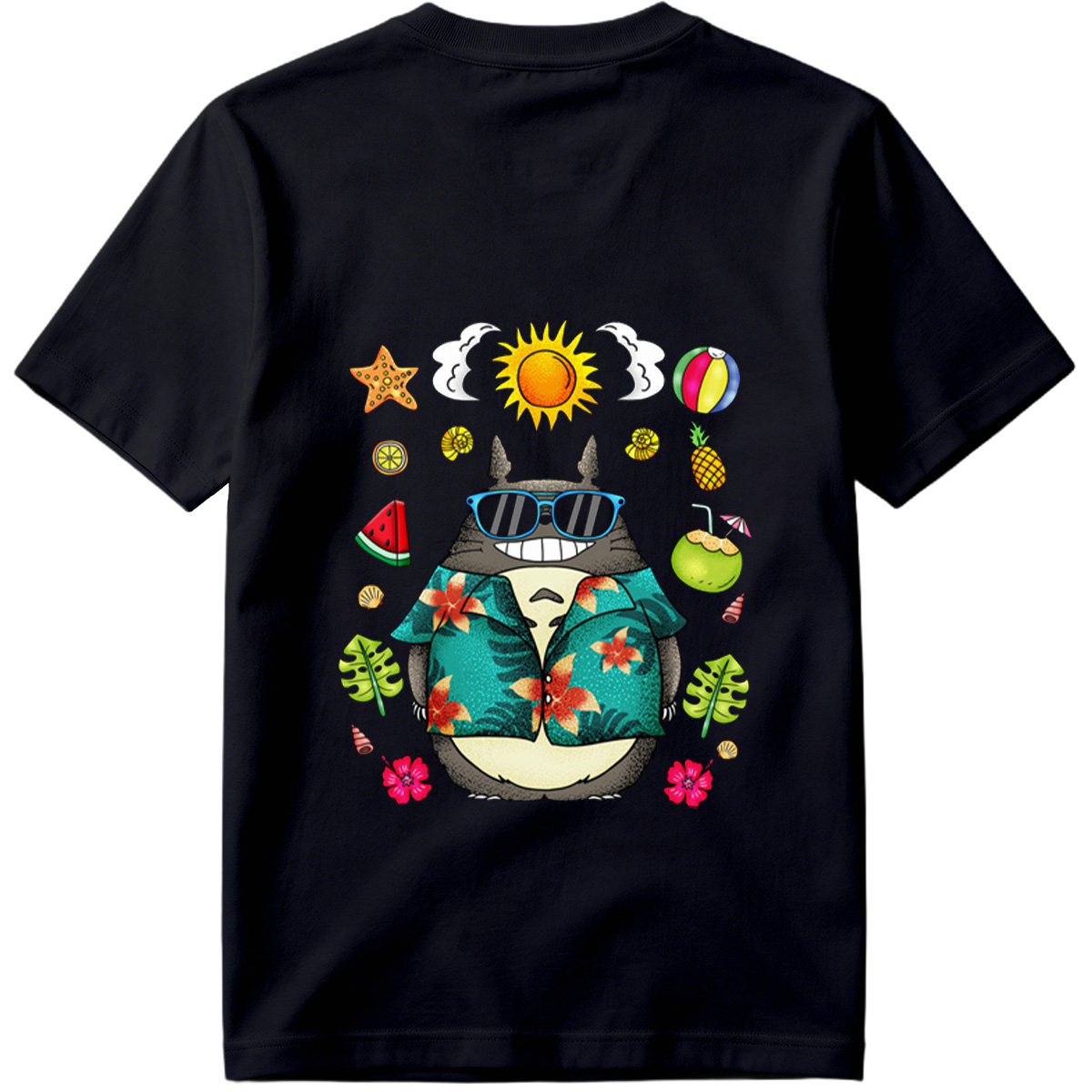 Totoro in Tropical Vibes - Tee