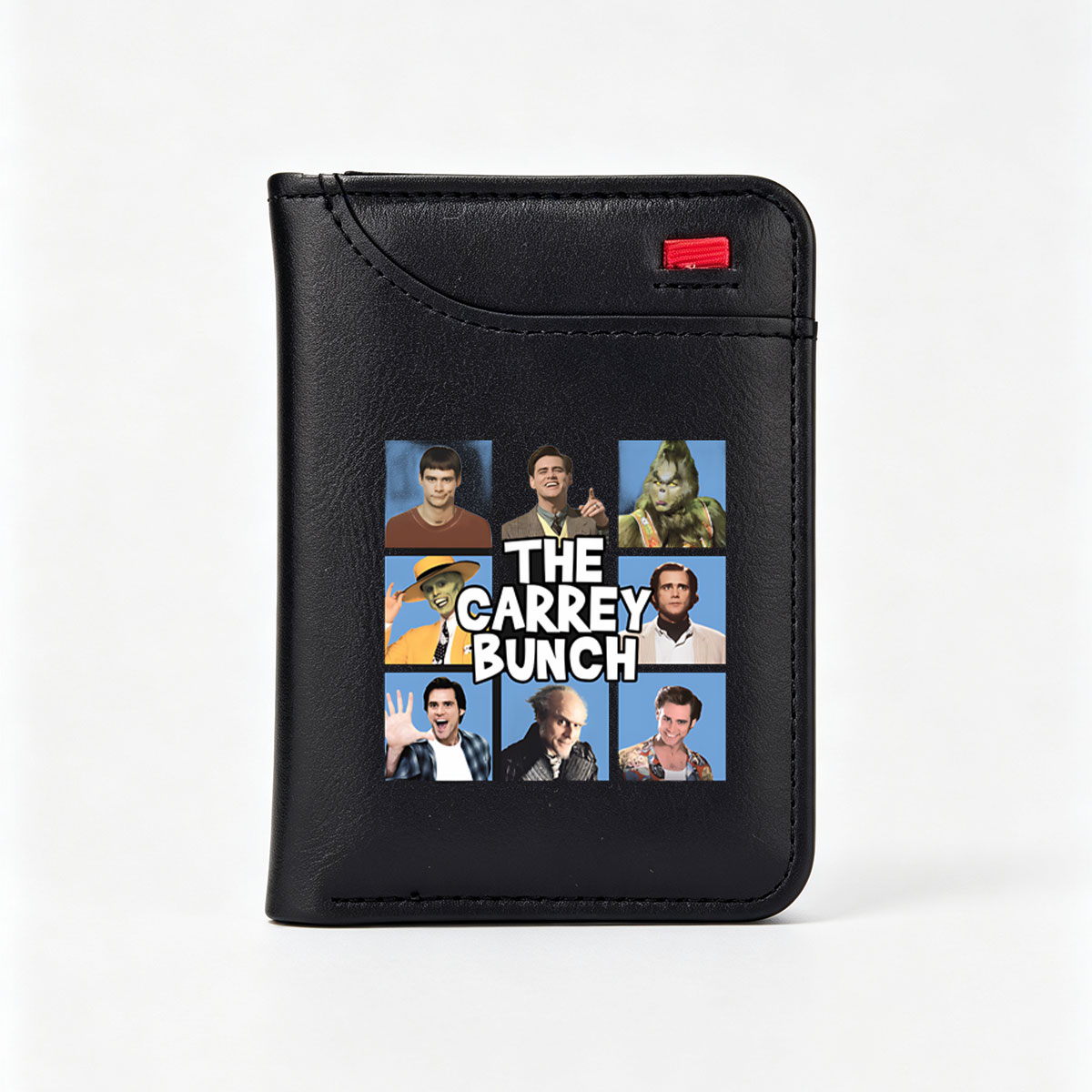The Carrey Bunch: Jim Carrey's Iconic Characters and Roles - Vertical Style Wallet