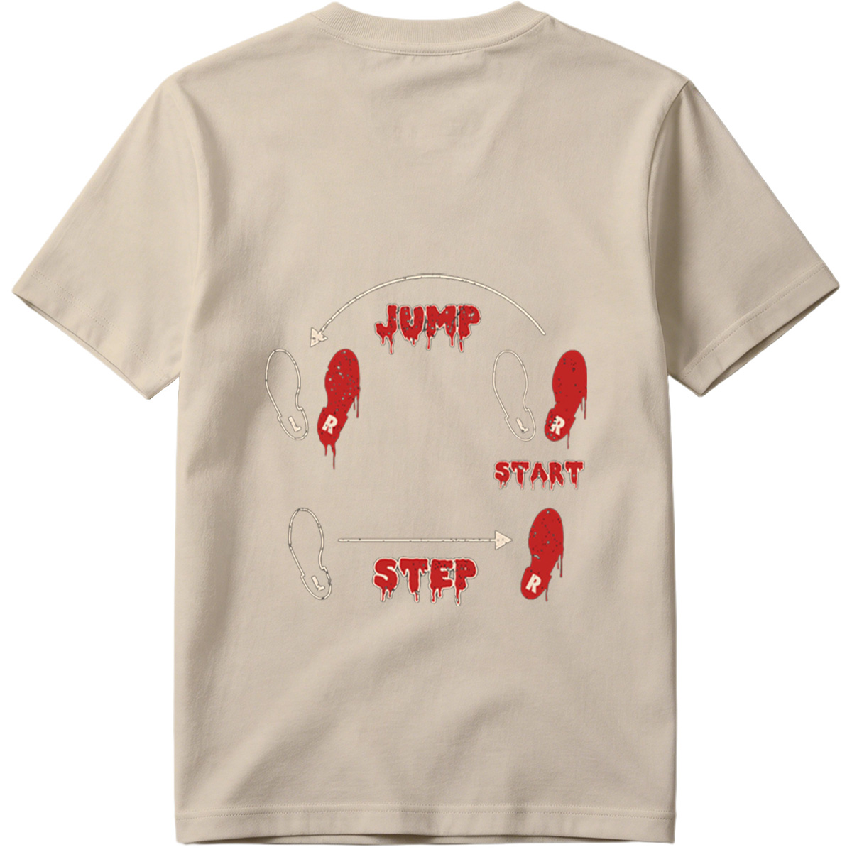 Jump Step Start: Footprint Dance Move Guide - Tee