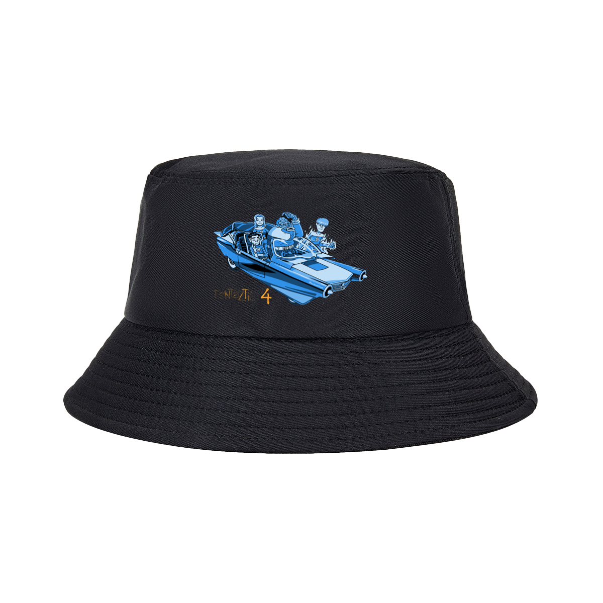 Fantastic Four in the Futuristic Car - Fisherman's Hat