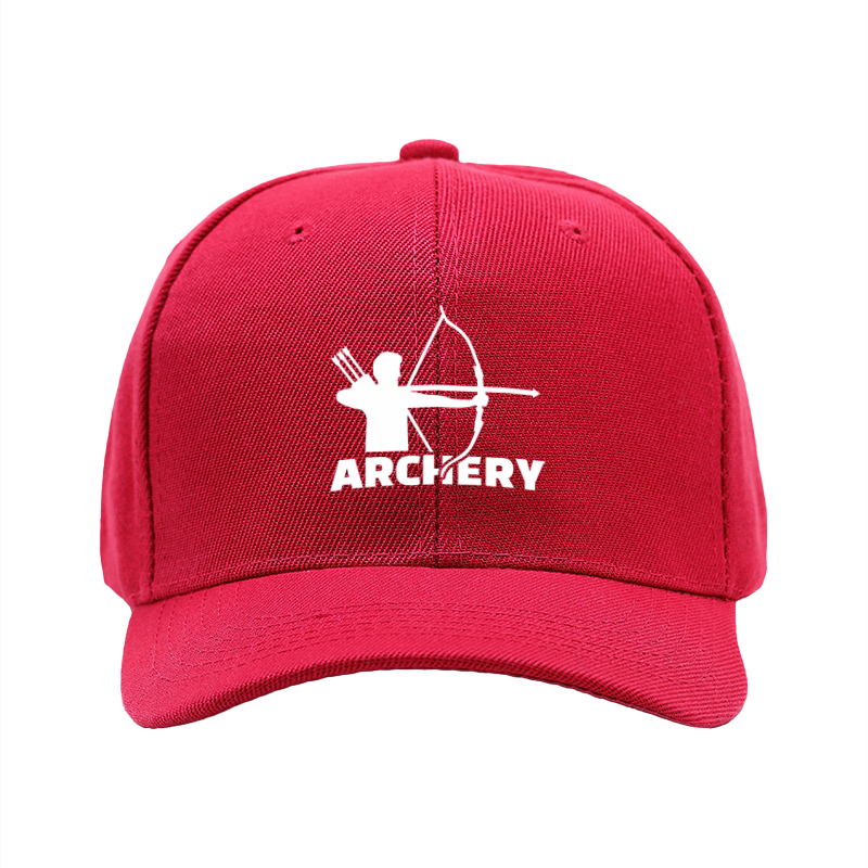 1pc New Baseball Cap with Archery Print and Bold Lettering Unisex Adjustable Hat for Outdoor Sports and Casual Wear Suitable for Adults Who Love Adventure and Active Lifestyle