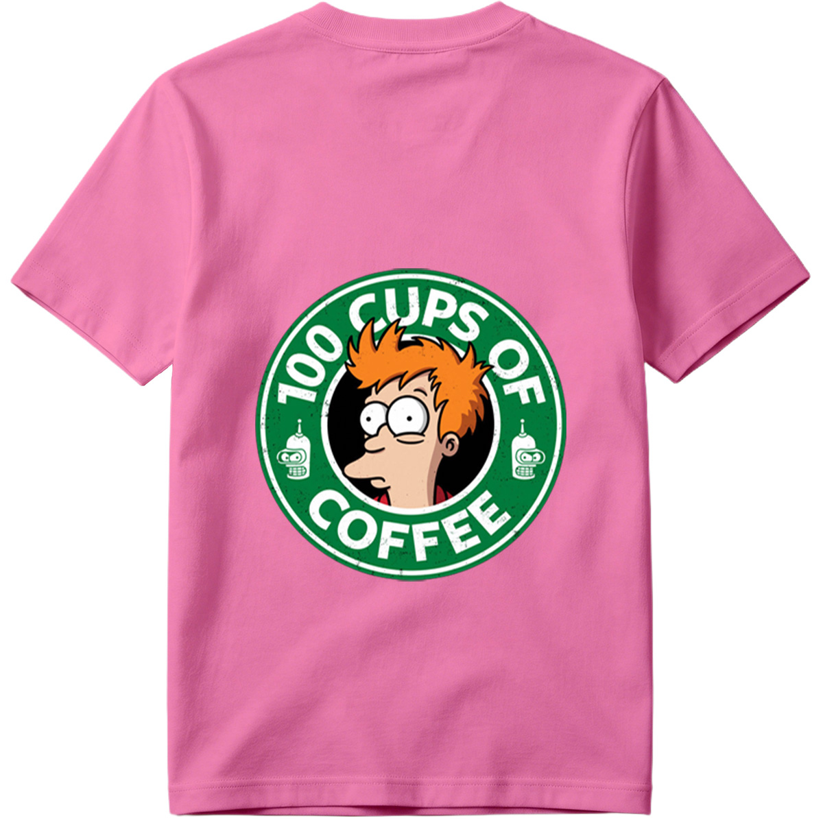 Futurama: Fry and Bender - 100 Cups of Coffee - Tee