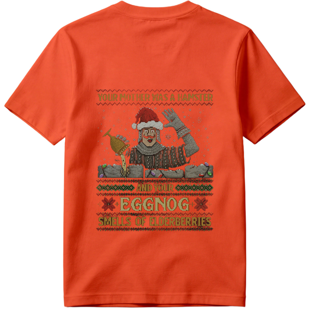 Monty Python and the Holy Grail - King Arthur Christmas Sweater - Tee