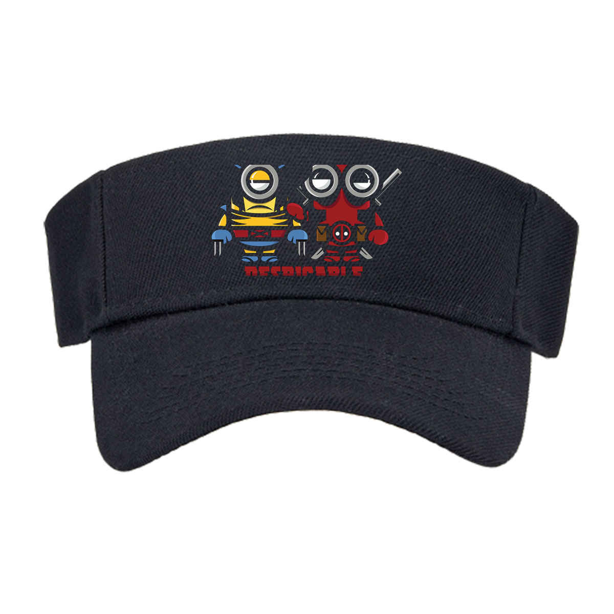 Despicable Friends: Minion & Deadpool Mashup -  Visor cap
