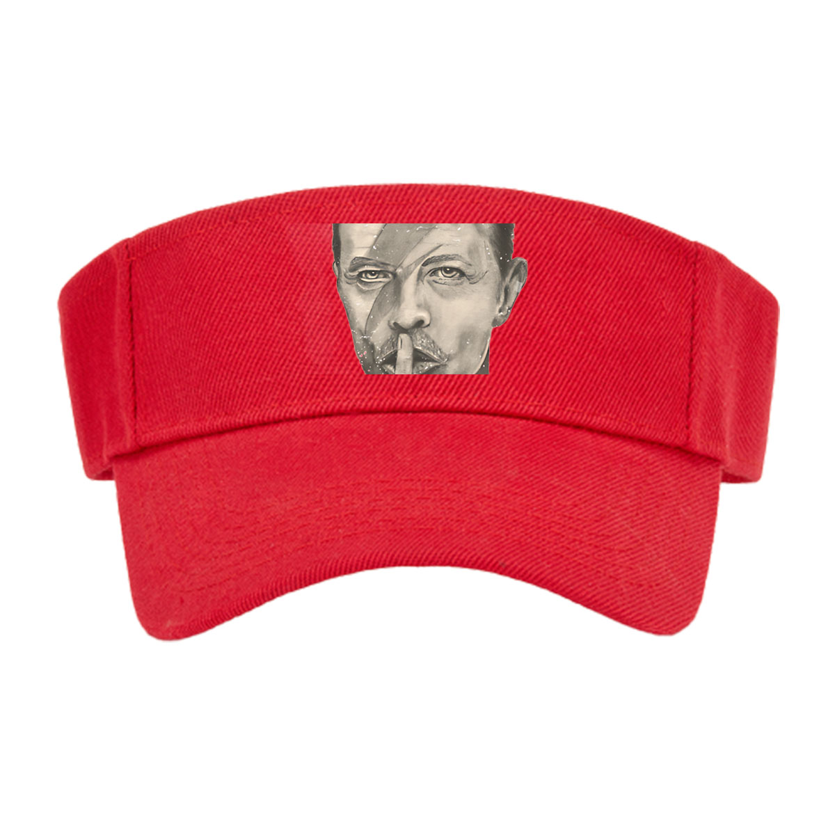 David Bowie - Ziggy Stardust Portrait with Shattered Effect -  Visor cap