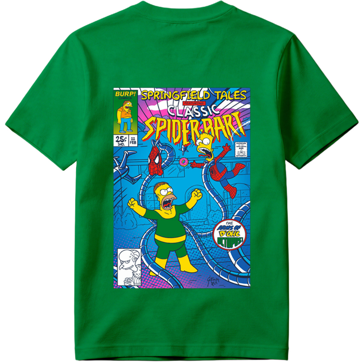 Springfield Tales Featuring Classic Spider-Bart: The Arms of D'Ohc Octopus - Tee