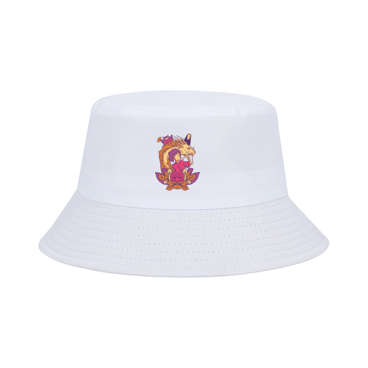 Spirited Away: Chihiro, Haku, No-Face, and Totoro - Fisherman's Hat
