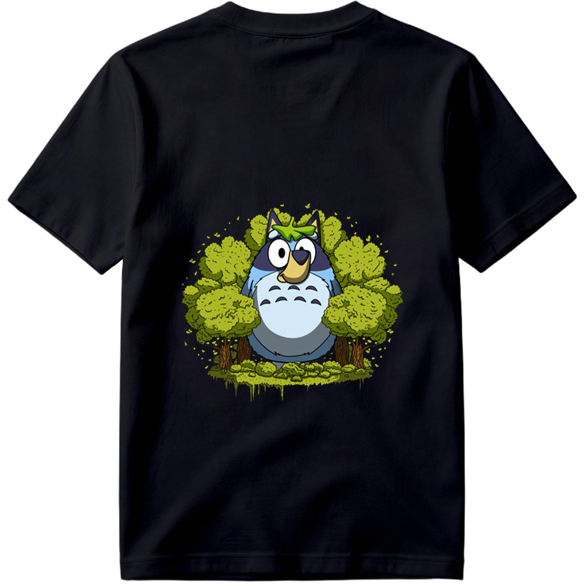 Totoro and Bluey in the Forest - Tee