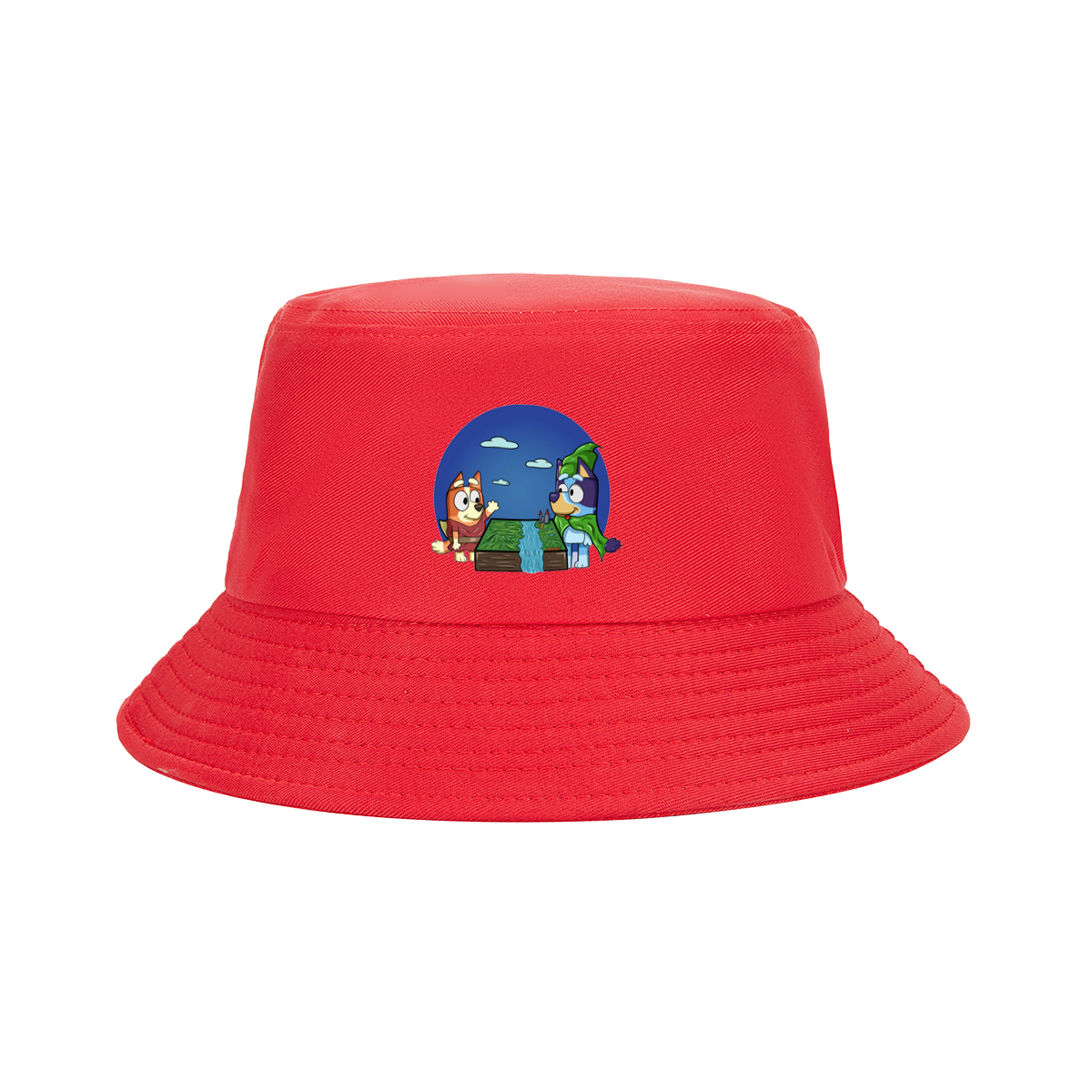Bluey and Bingo in a Fantasy Adventure - Fisherman's Hat