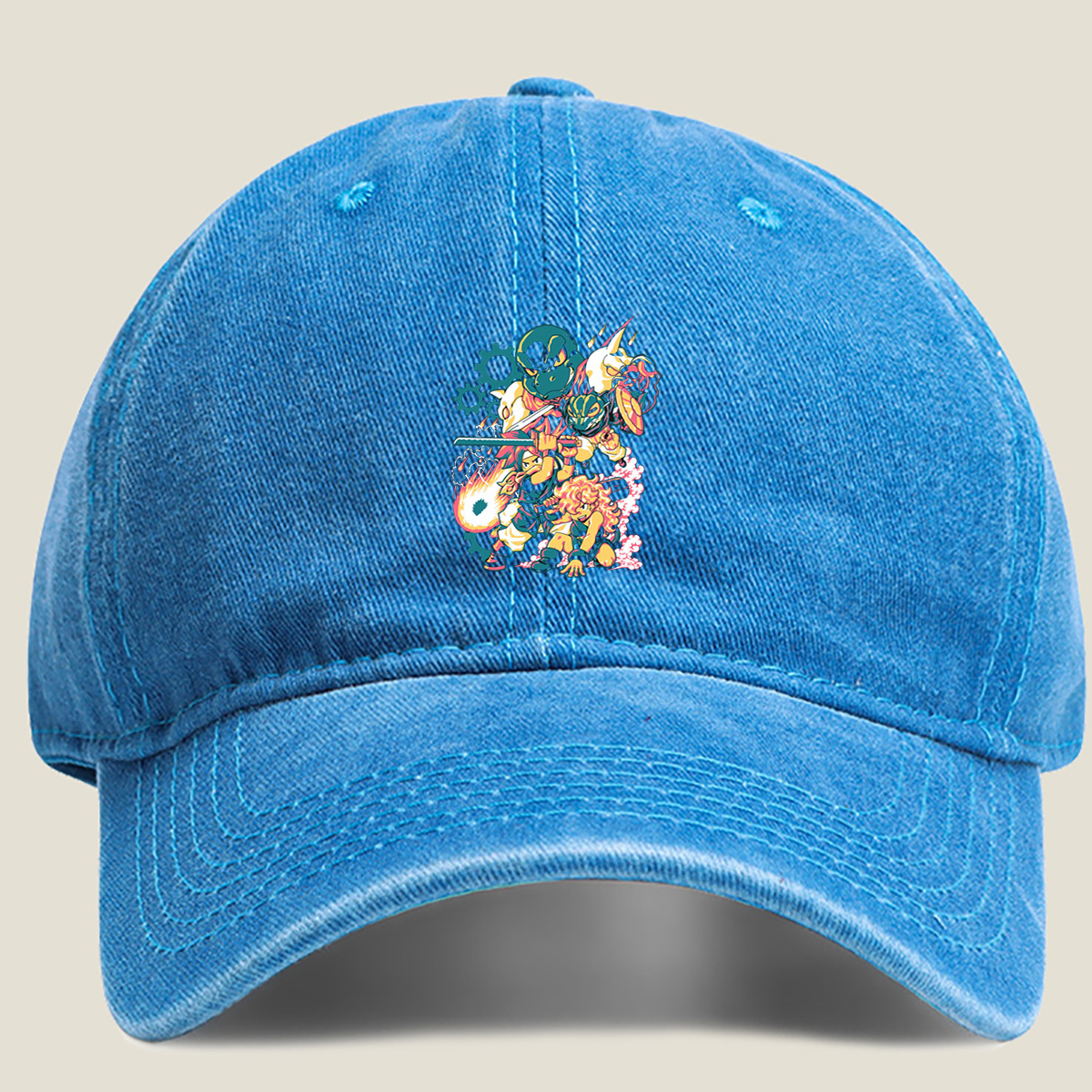 Shovel Knight: The Four Heroes - Washed Denim - Baseball Cap