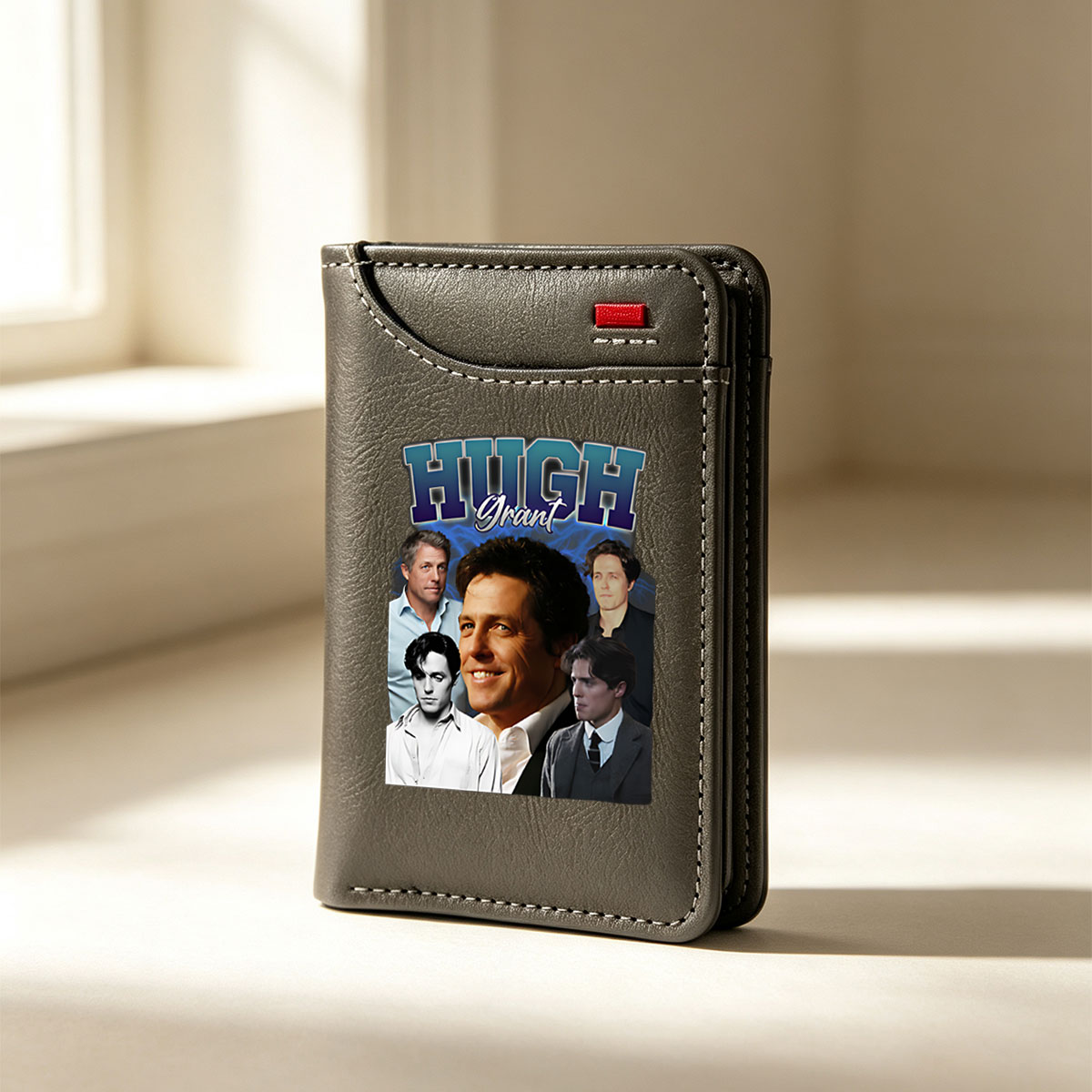 Hugh Grant: Iconic Roles and Portraits - Vertical Style Wallet