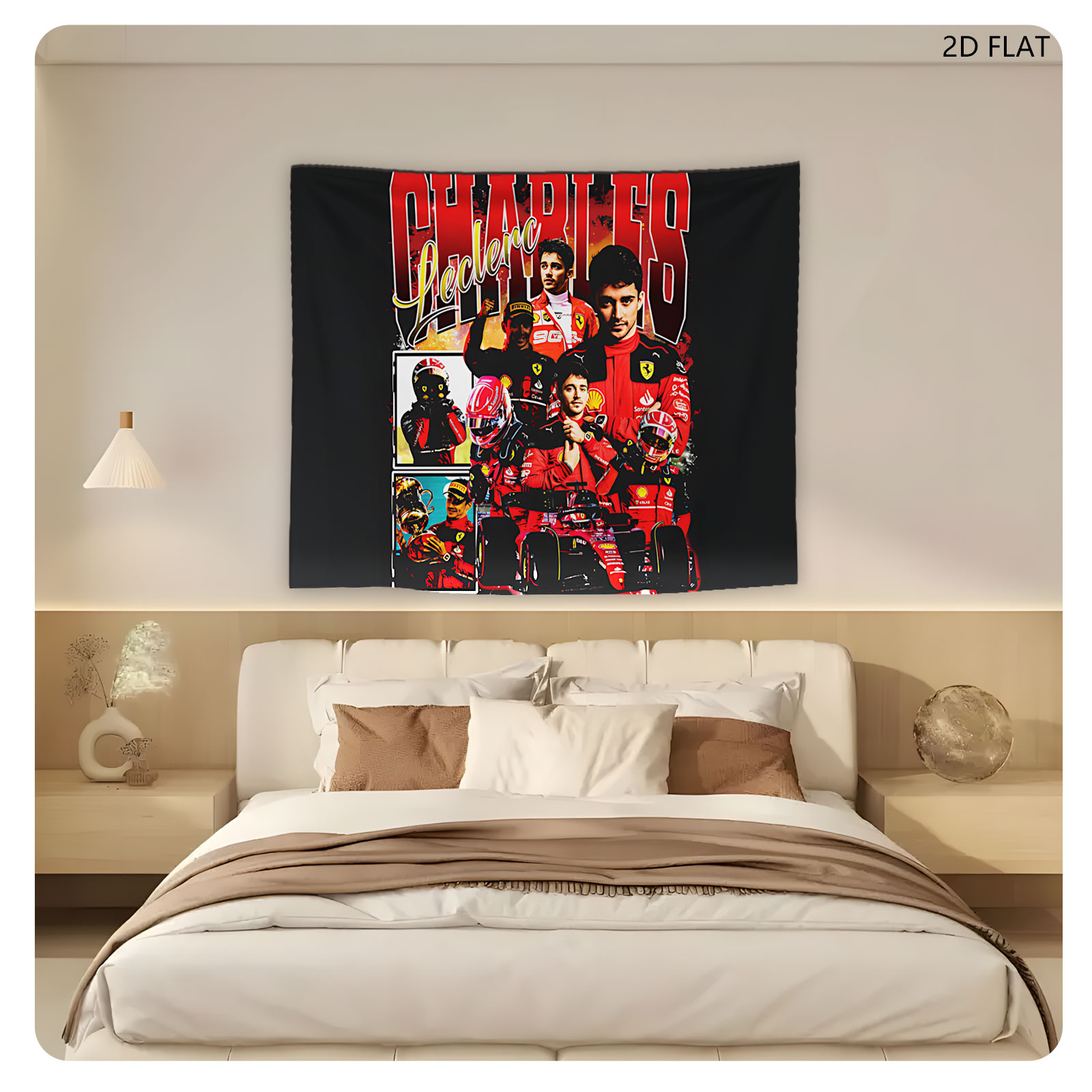 Charles Leclerc Ferrari F1 Racing Driver Collection - Tapestry