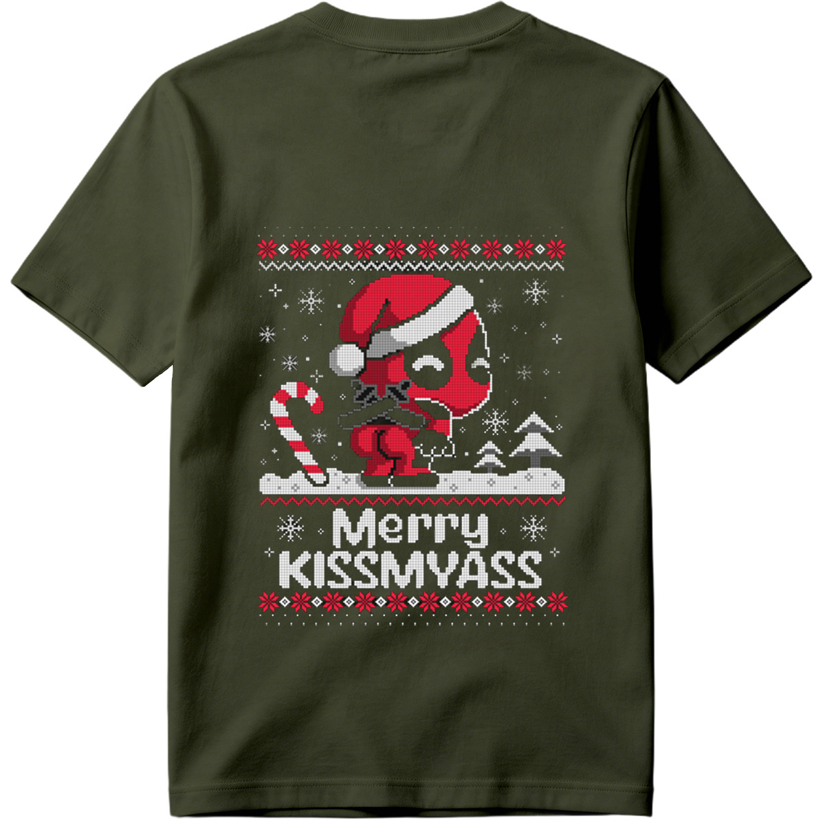 Deadpool Christmas Ugly Sweater Design - Tee