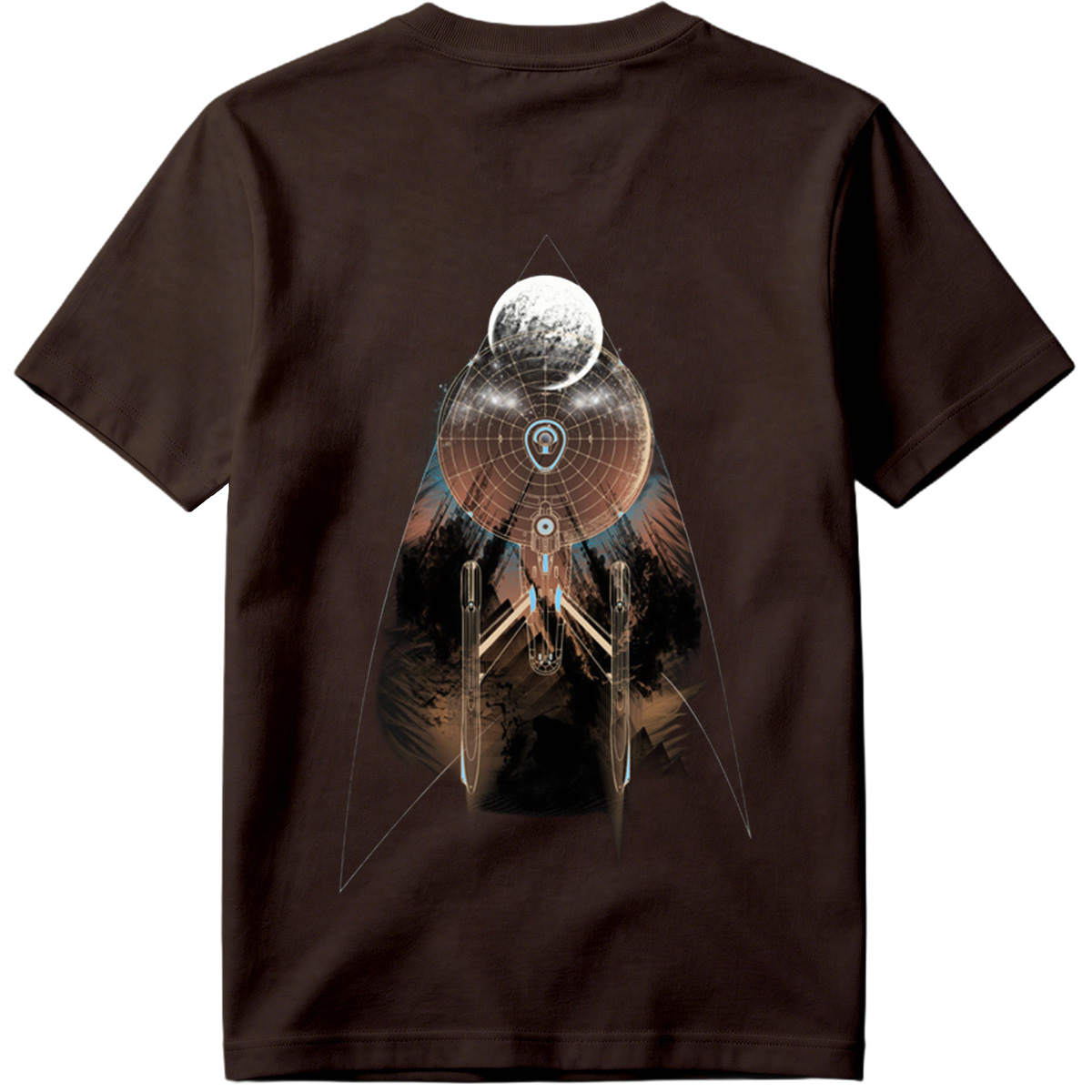 Star Trek: Enterprise and Moon - Tee