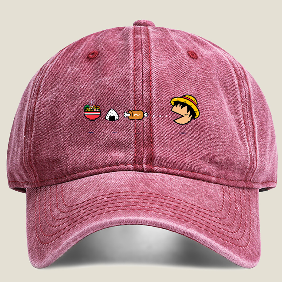 One Piece: Luffy and Food Adventure - Washed Denim - Baseball Cap