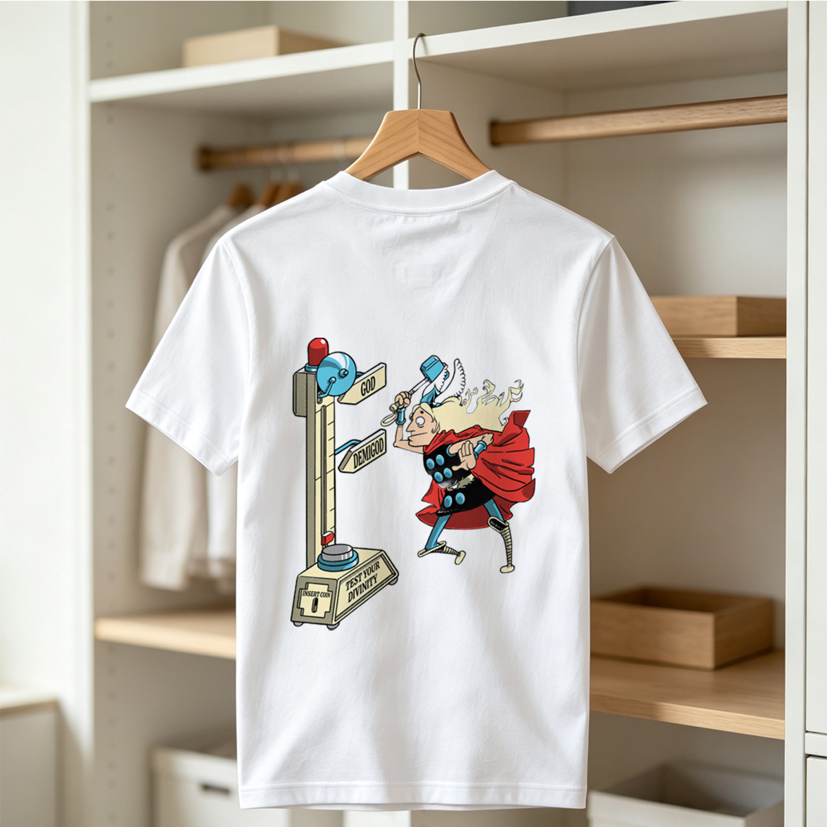 Thor Tests His Divinity - Tee