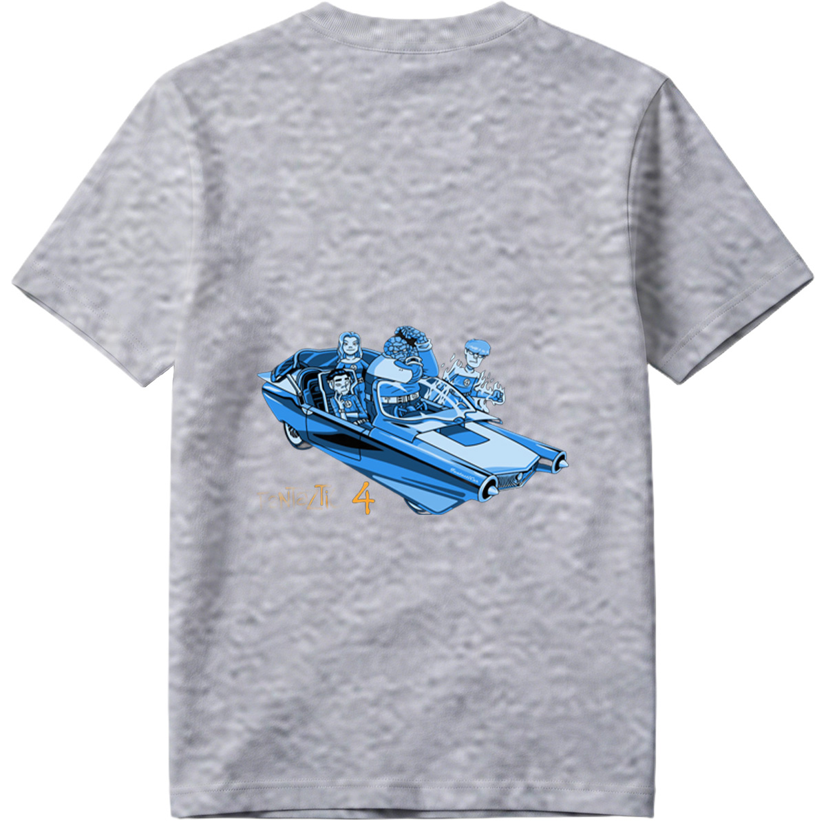 Fantastic Four in the Futuristic Car - Tee