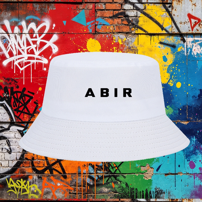 Unisex Classic Bucket Hat with ABCR Letter Print Design - Lightweight Sun Protection Cap for Outdoor Activities, Perfect for Travel, Hiking, and Daily Wear - Ideal for Men and Women Seeking Stylish and Functional Headwear