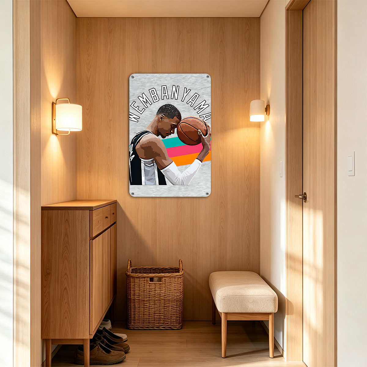 Wembanyama Basketball Player Artwork - painting