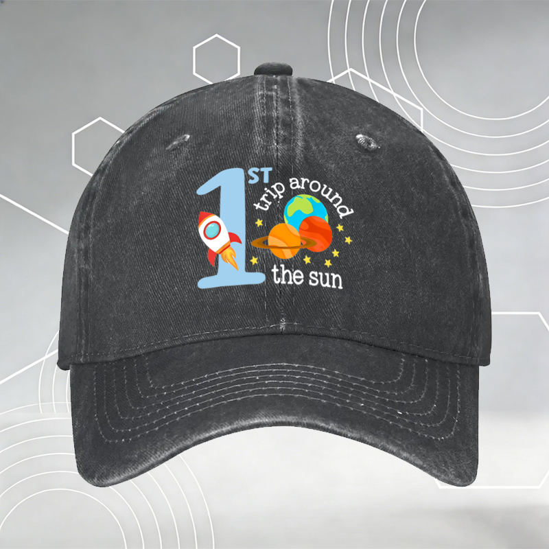 New Boat Waves Sun Rays Lake Days Printed Baseball Cap Unisex Adjustable Hat for Outdoor Summer Activities Men Women