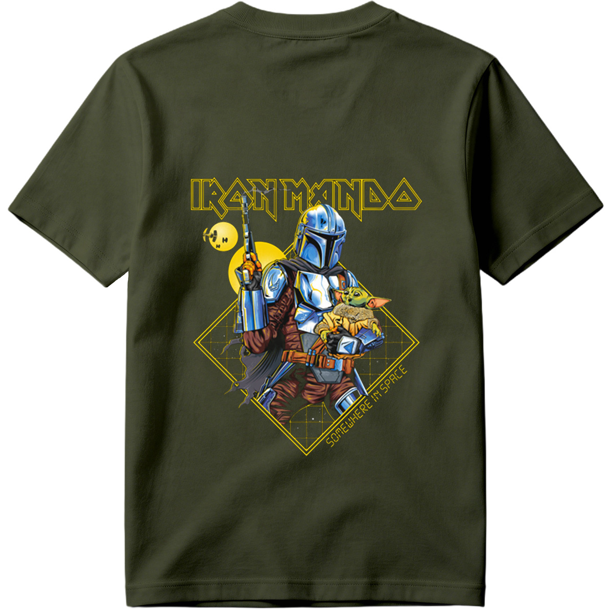 Iron Mando: The Mandalorian and Grogu in Space - Tee