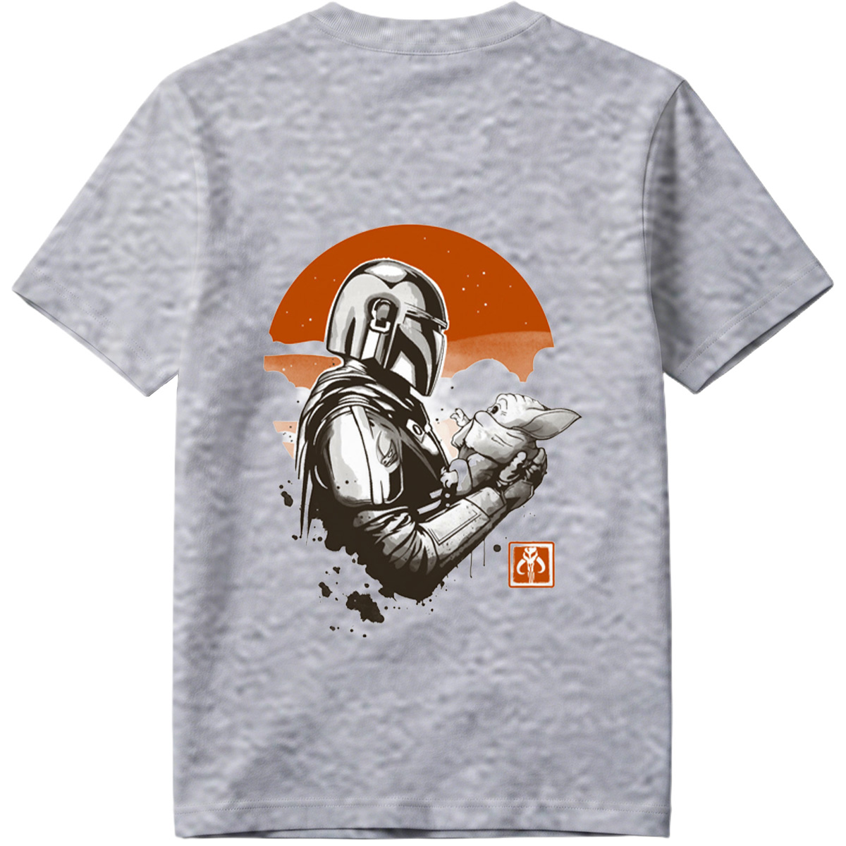 The Mandalorian and Grogu Under the Sunset - Tee