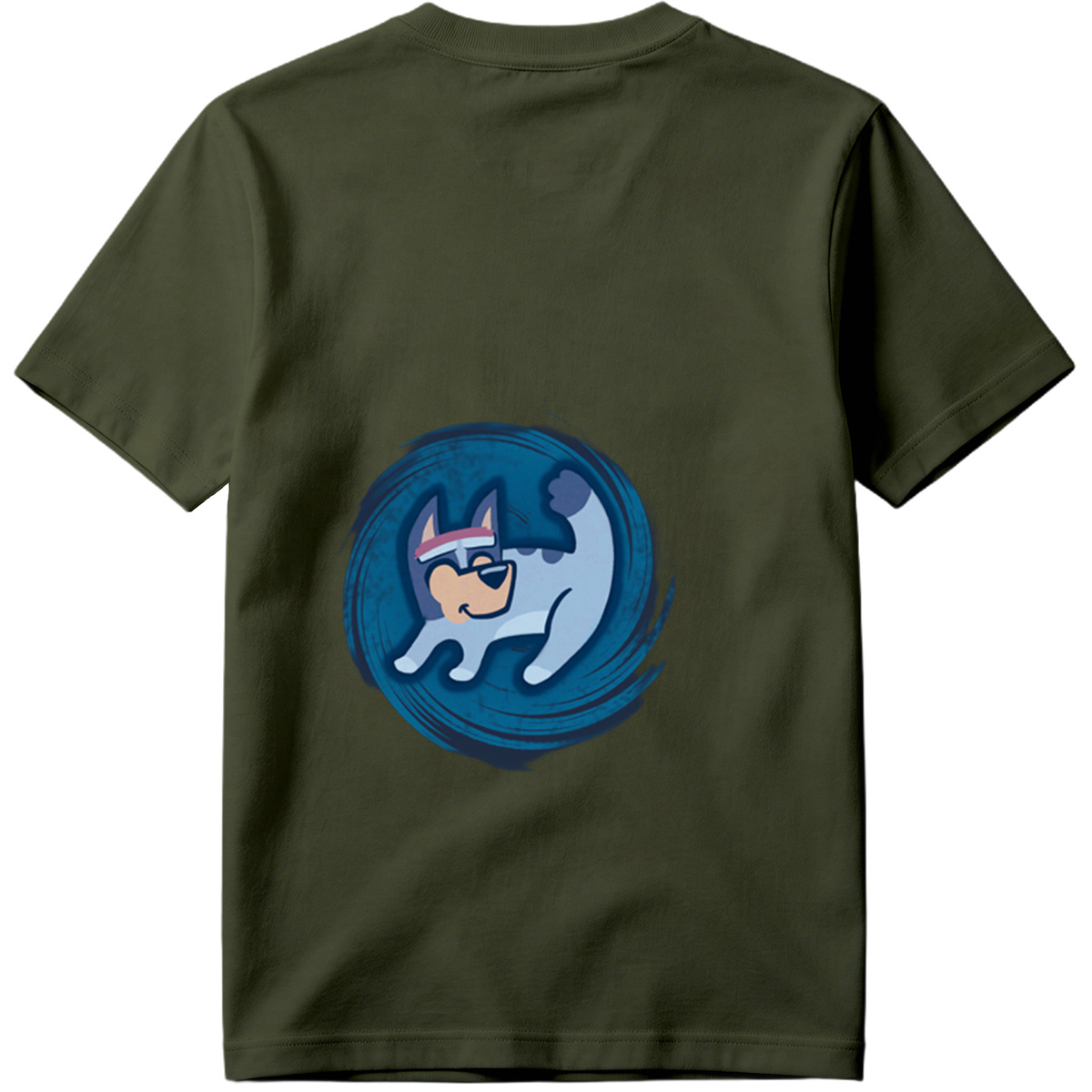 Bluey in a Swirl of Energy - Tee