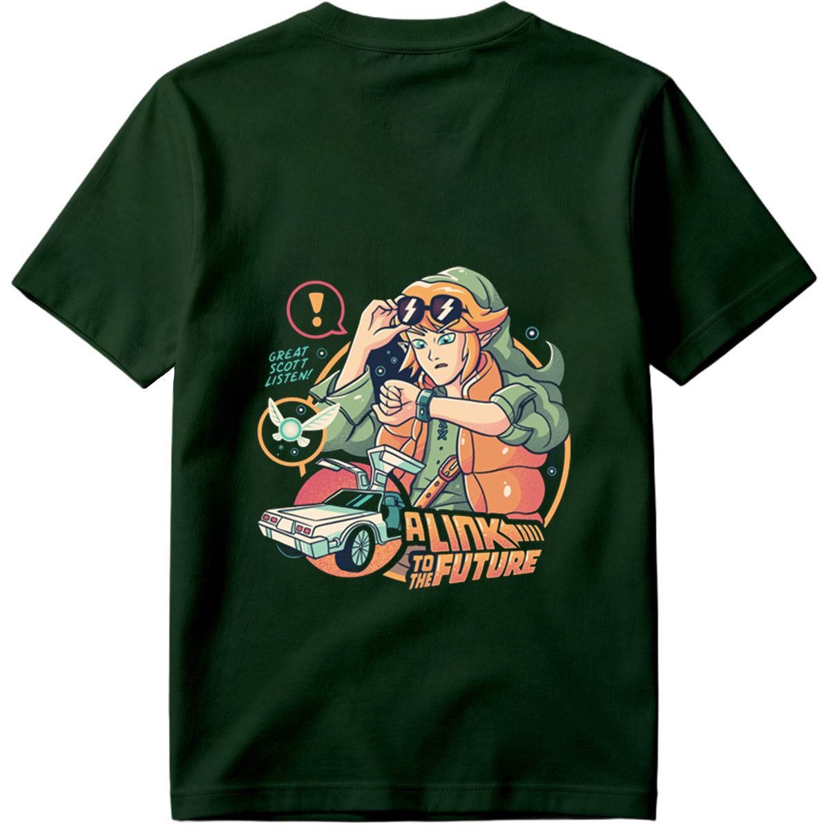 A Link to the Future: Zelda Meets Back to the Future - Tee
