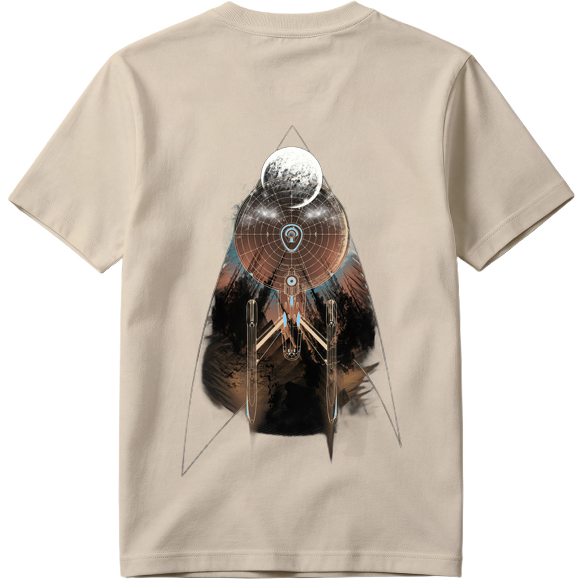 Star Trek: Enterprise and Moon - Tee