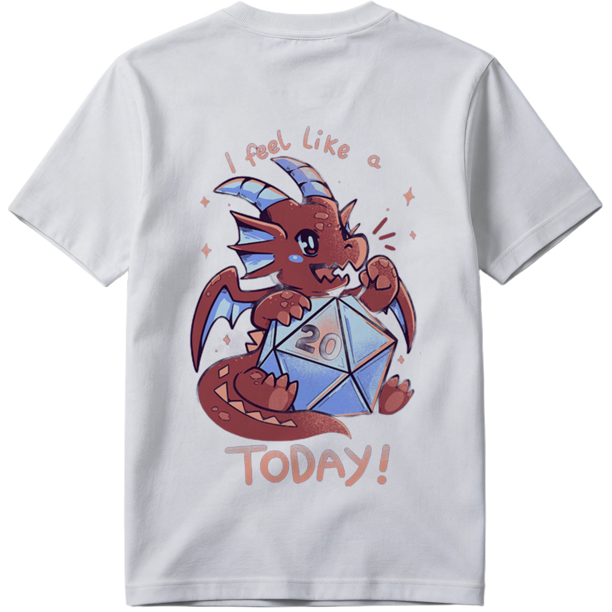 Dragon with D20 Dice - 