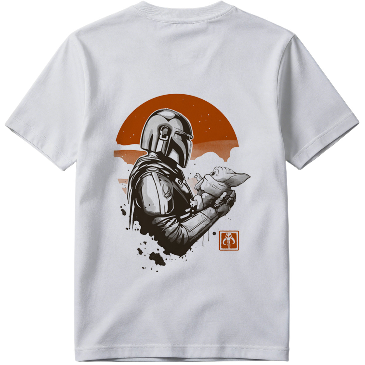 The Mandalorian and Grogu Under the Sunset - Tee