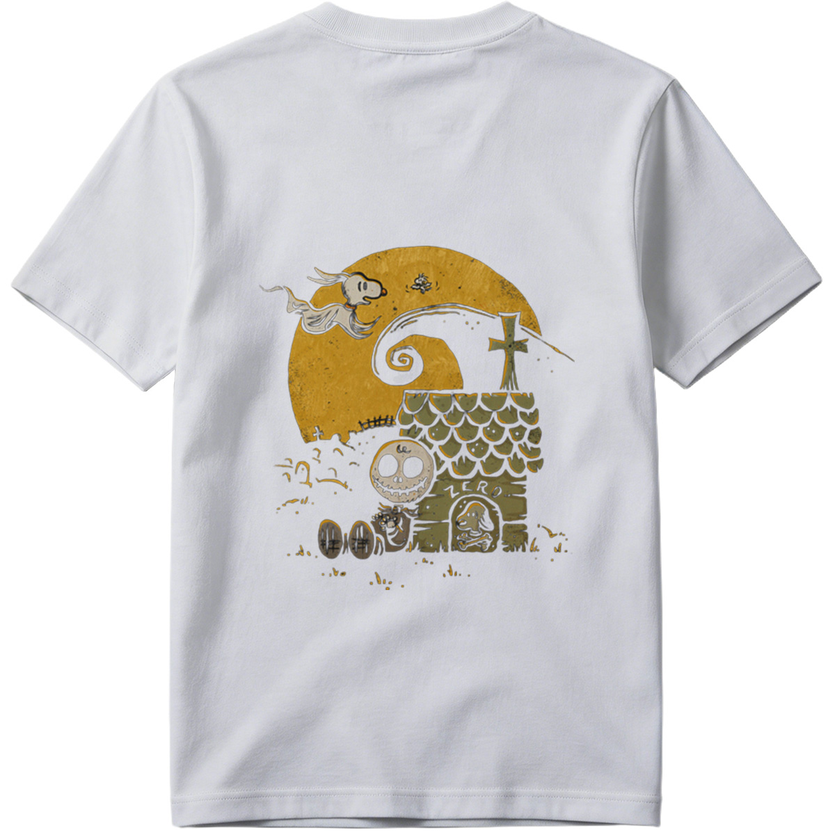 The Nightmare Before Christmas: Jack Skellington and Zero - Tee