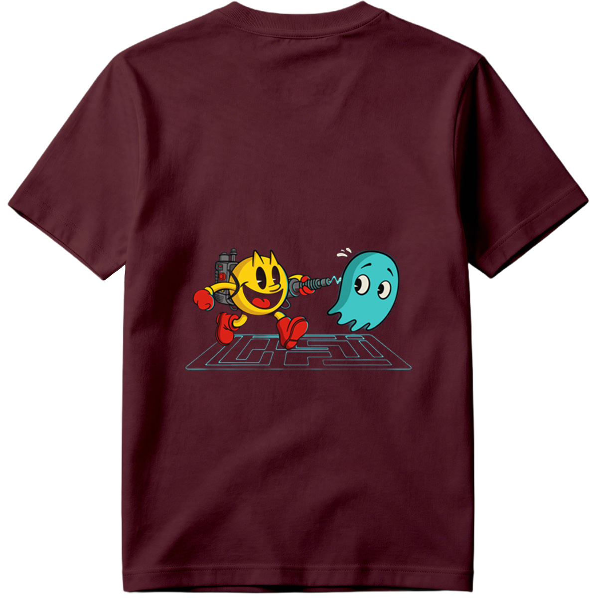 Pac-Man and Ghost in Action - Tee
