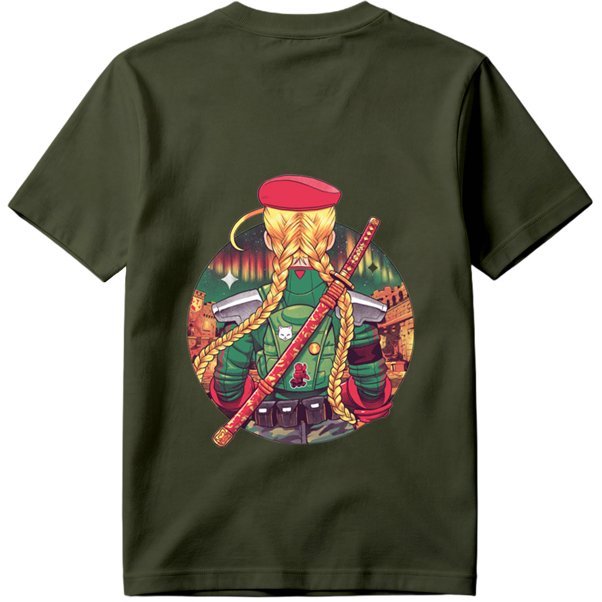 **Title:** Street Fighter - Cammy with Katana - Tee
