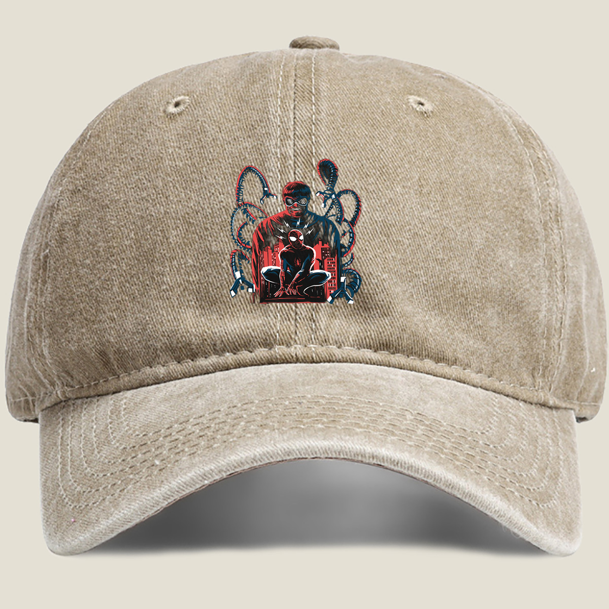 Spider-Man vs. Doctor Octopus - Washed Denim - Baseball Cap