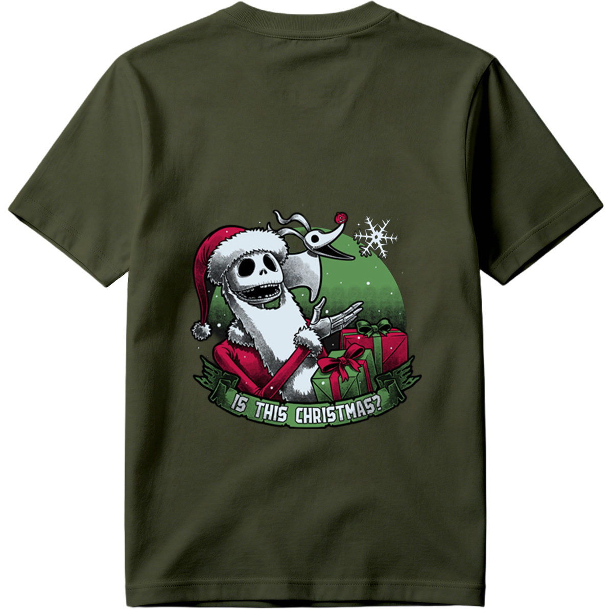 Jack Skellington and Zero - Is This Christmas? - Tee