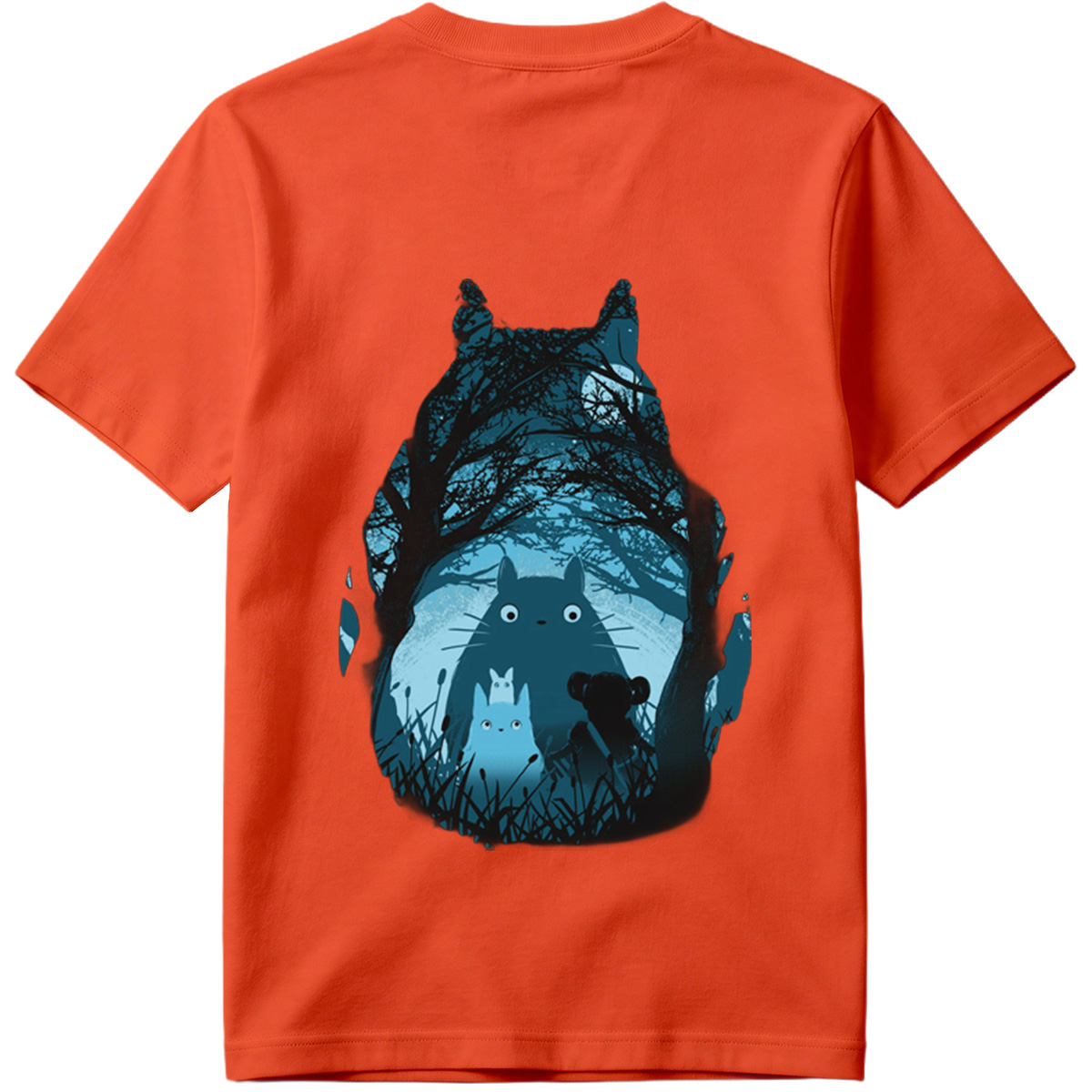 Totoro and Friends in the Moonlit Forest - Tee