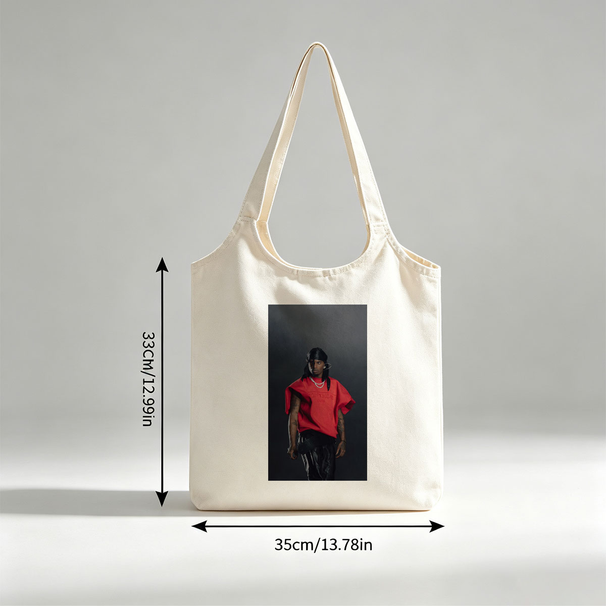 Quavo in a Bold Red Look with Leather Pants and Statement Jewelry - Canvas shoulder bags/