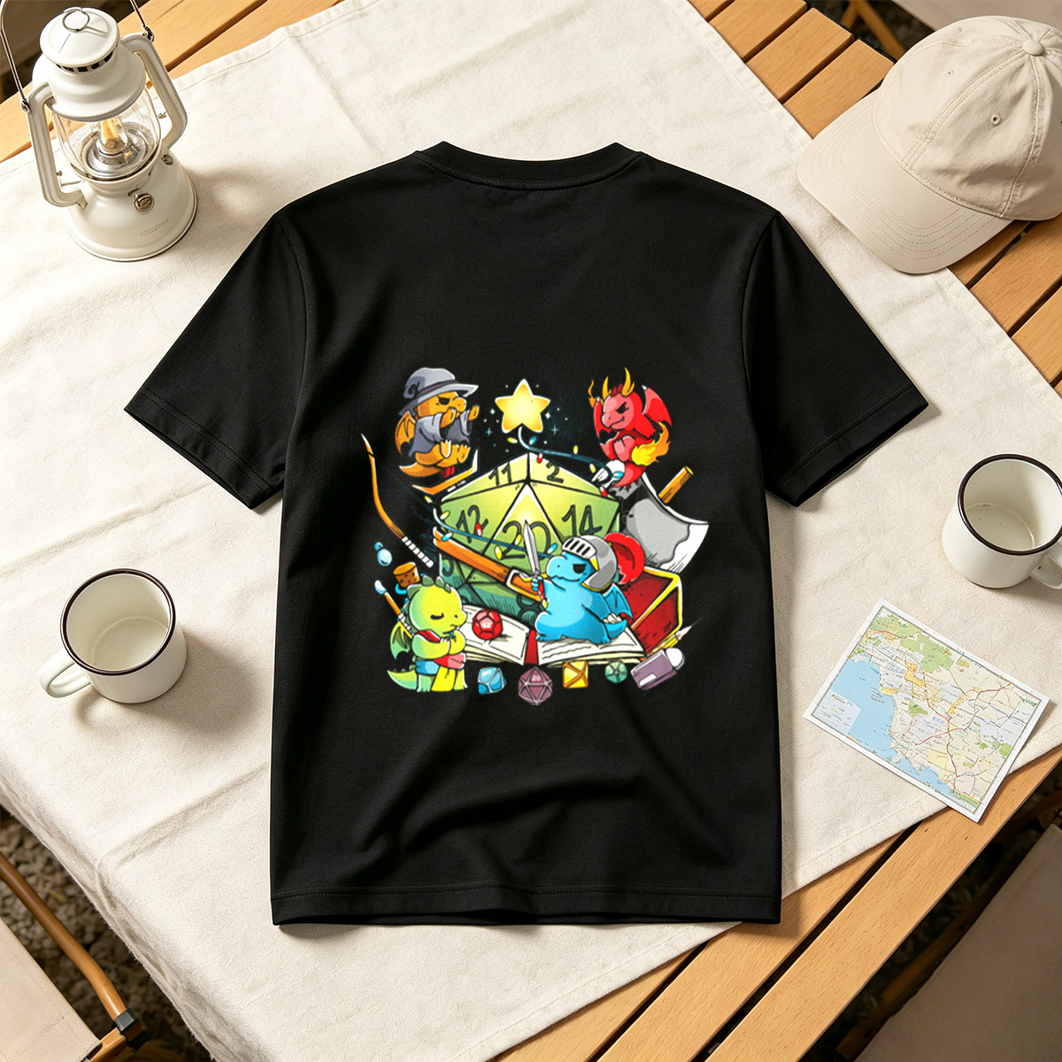 D&D: Dragon, Duck, and D20 Adventure - Tee