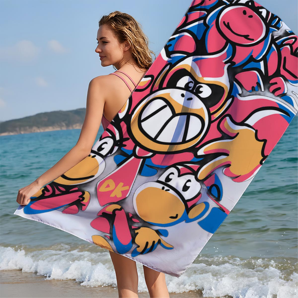 Donkey Kong & Friends: DK Crew Hits Mixtape - Beach towels
